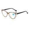 Trend Luxury Far Sight Goggle Cat Eye Frame Blue Light Blocking Reading Eyewear Ultra Light High Definition Presbyopia Glasses