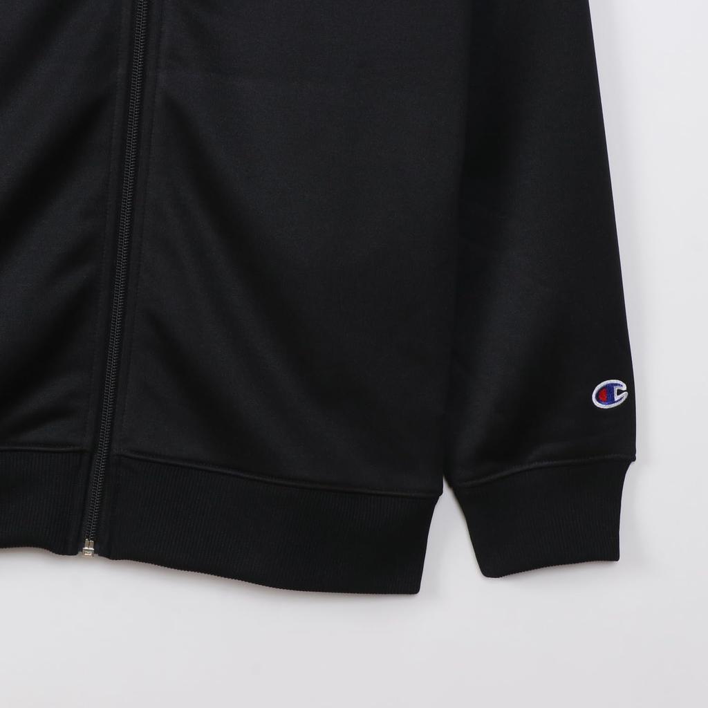 Champion Long Sleeve Fleece Hooded Sweatshirt with Script Basic Sports Kids' Logo, Black, CK-AS103,