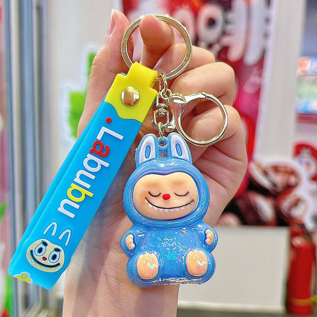 

Подвеска для ключей Мультяшная подвеска для сумки синий