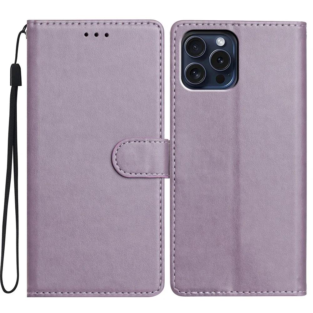 Kartenhalter Hülle für Honor 90 50 Lite X5B Plus X6A X7B X8A X9C Stoßfeste Klapphülle Einfarbige Leder Handyhülle mit Riemen