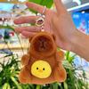Little Red Book Capybara & Guinea Pig Plush Keychain Ornament