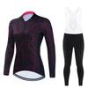 2026 Autumn Velvet Thin Cycling Suit Cycling Suit Bicycle Spring and Women's Long-sleeved Suit Quick-drying Breathable Sunscreen Overalls Trousers
