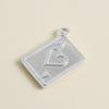 6pcs High Quality Assorted Stainless Steel Heart Charms For Jewelry Making Bracelets Keychain Pendant DIY Women Men Pendant Bulk