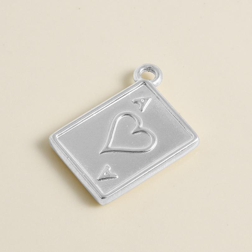 6pcs High Quality Assorted Stainless Steel Heart Charms For Jewelry Making Bracelets Keychain Pendant DIY Women Men Pendant Bulk