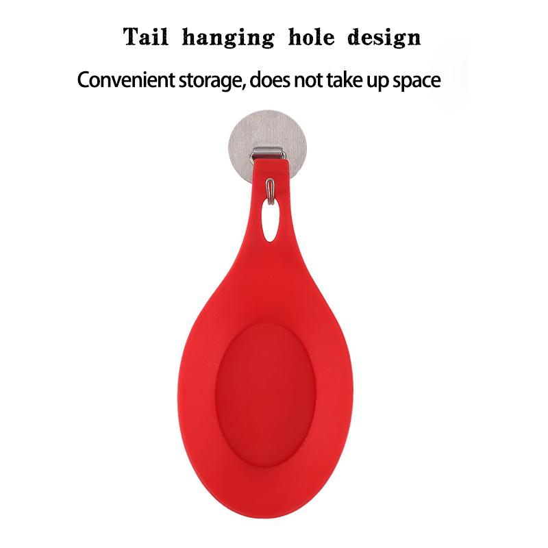 Silikonowa podstawka pod łyżkę, uchwyt na szpatułkę, odporna na ciepło podkładka pod sztućce, taca na przybory kuchenne