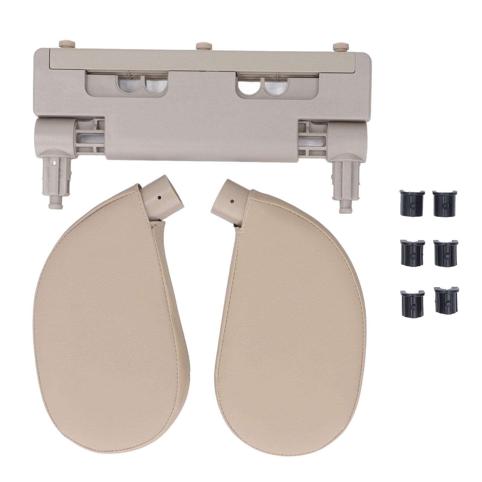 

Подголовник автомобиля Подушка PU Регулируемая поддержка головы и шеи Подушки для сна Подголовник для автомобильного сиденья бежевый