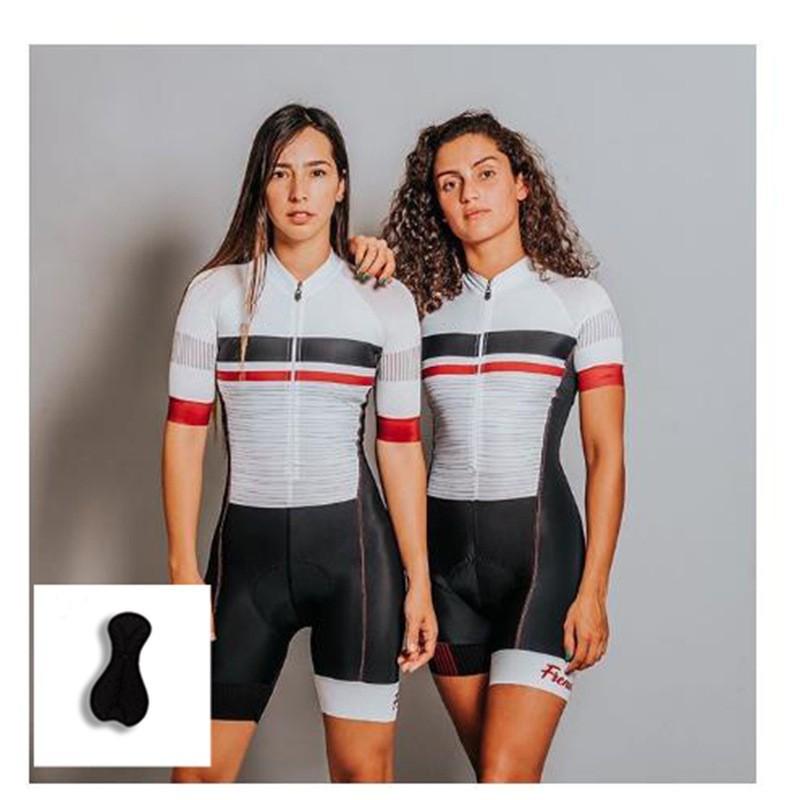 Women s Triathlon One-piece Cycling Suit Outdoor Short-sleeved Bicycle Moisture Absorption Perspiration XS