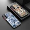 Vintage Blumenmuster Hülle Für Samsung Galaxy S26 Ultra S25 S24 Plus S23 S22 S21 FE Magnetisch Für Magsafe Mattes Cover