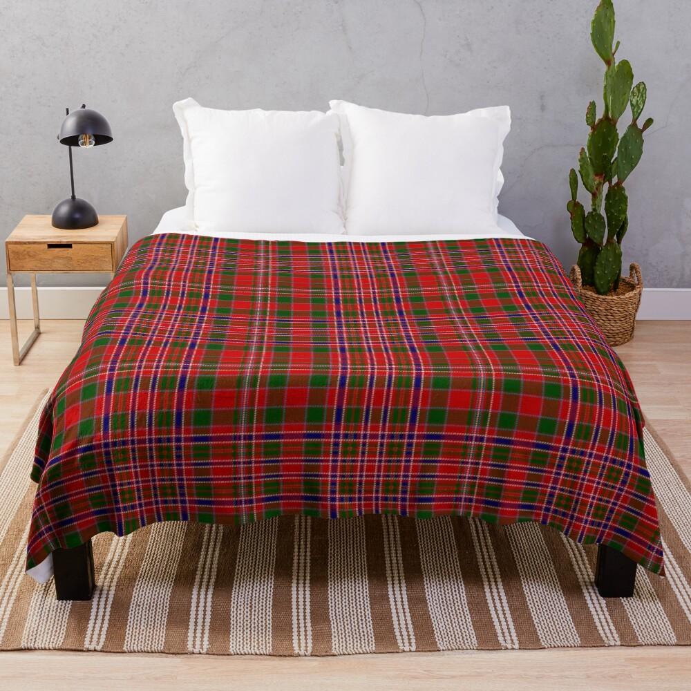 Clan MacAlister Tartan Throw Blanket