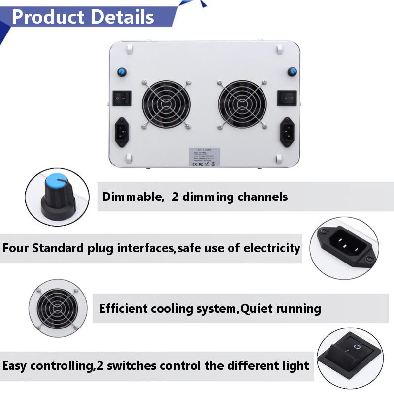 Buy 180W Dimmable LED Aquarium Light Dimmer Fish Plants Coral Reef