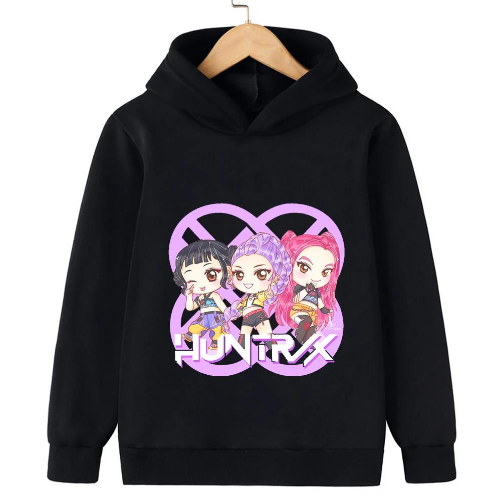 Fashionable Printed Cartoon Hoodies for Girls and Boys Casual Comfortable and High-quality Children's Sweatshirts