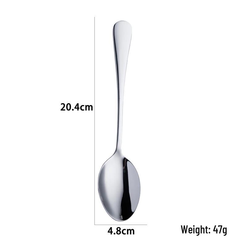 

Ru Han Thickened Stainless Steel Dessert Spoon Set