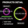 Multicolor Neon Glow Stick8Inch100-200SupportLEDLight stickDIYNecklace Bracelet Birthday Wedding Halloween Party Gift Decoration