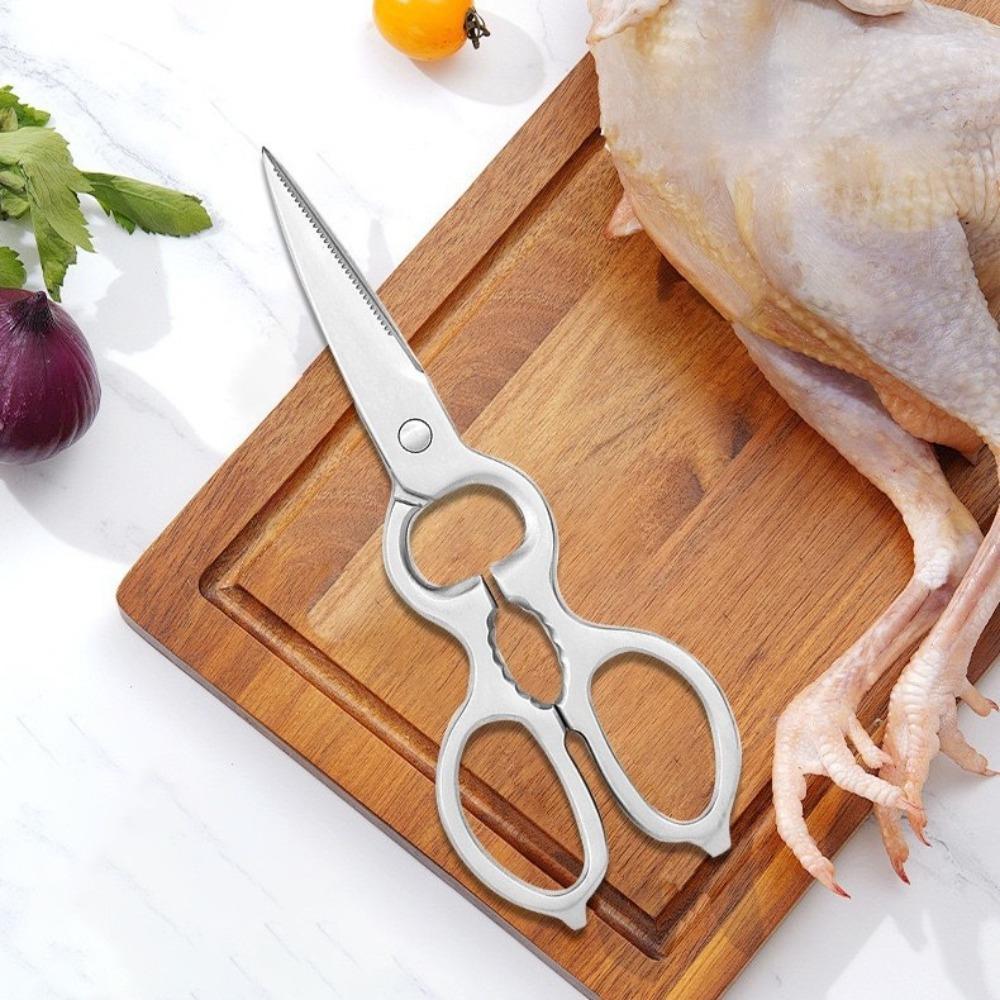 Gourd Shape BBQ Scissor Removable Chicken Bone Scissor Food Scissor Kitchen Scissor  Ramen