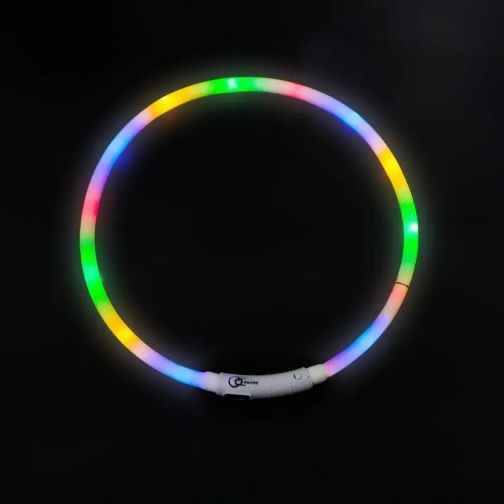 LED-Hundehalsband, leuchtendes USB-Halsband für Katzen und Hunde, 3 Modi, LED-Licht, leuchtendes Halsband zur Verlustprävention, LED-Halsband für Hunde, Haustier-Hundezubehör