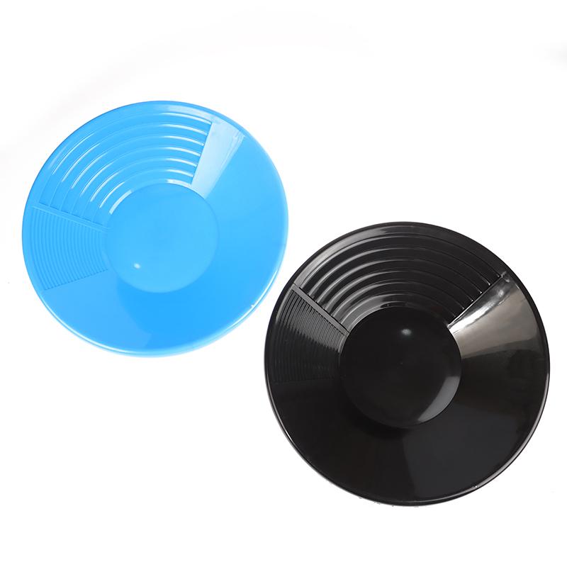 1Pc Gold Panning Tool 380Mm Gold Panning Pan Abs Gold Sifting Classifier Washing Sieve Tray Accessory