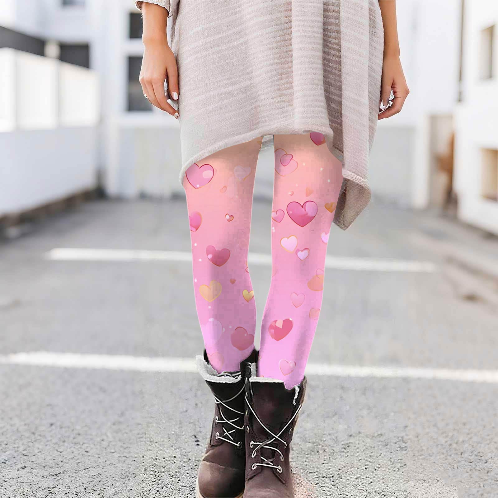 

Women s Casual Fashion Print Pants High-Waisted Straight-Leg Skinny Leggings XL помаранчевий