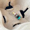 S925 Sterling Silver Agate Beads Pendant Necklace with Jade, Freshwater Pearl, and Turquoise Design for Women