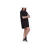 Adidas Originals Trefoil Striped Crew Neck Straight Cut Short Sleeve Dress Women Dress Black HM1773