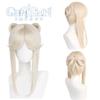 Genshin Impact Ningguang Pizzahut Cobranded Cosplay Game Character Bowknot Wig