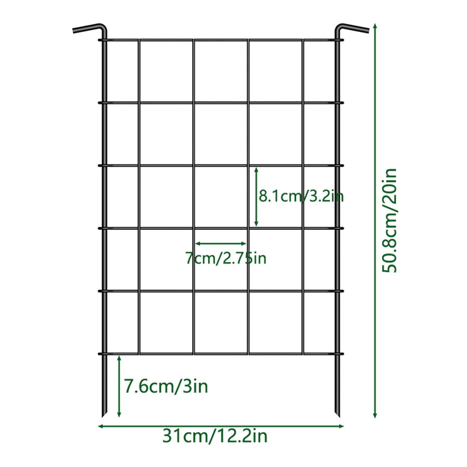10.08ft Rustproof No-Dig Garden Fence Panels - Decorative Animal Barrier for Patio/Yard/Landscape, Outdoor Metal Fencing Silver