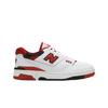 550 White Red - 2e Wide