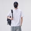 New Summer Men's Short-sleeved POLO Shirt Loose Teen Top with Collar Short-sleeved