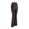 MITAOGIRL Faux Two-Piece Yoga Flared Pants