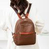 Vintage Backpack Large Capacity Multi-Function Shoulder Bag Women's Soft Leather Backpack