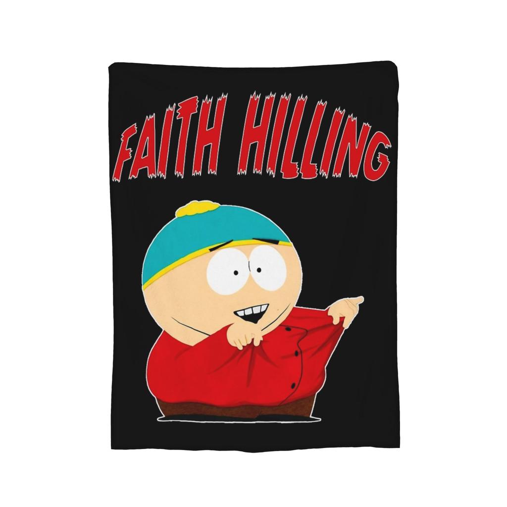 Amo Cheesy Poofs South-Parks Coperta Pile Stampa Cartman Coperta Leggera Sottile Multifunzione per Casa Divano Trapunta