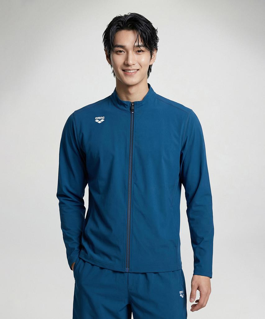 Alena Solar Lab Men'S Zip-Up Rash Guard A6Bm1Rr14Pea