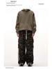 Men's Retro Camouflage Overalls: Spring Casual, Trendy, Loose-Fit with Large Pockets