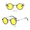 Men Women Clear Lens Glasses Gradient Small Round Sunglasses Eyewear Punk Sun Glasses Driving Shades