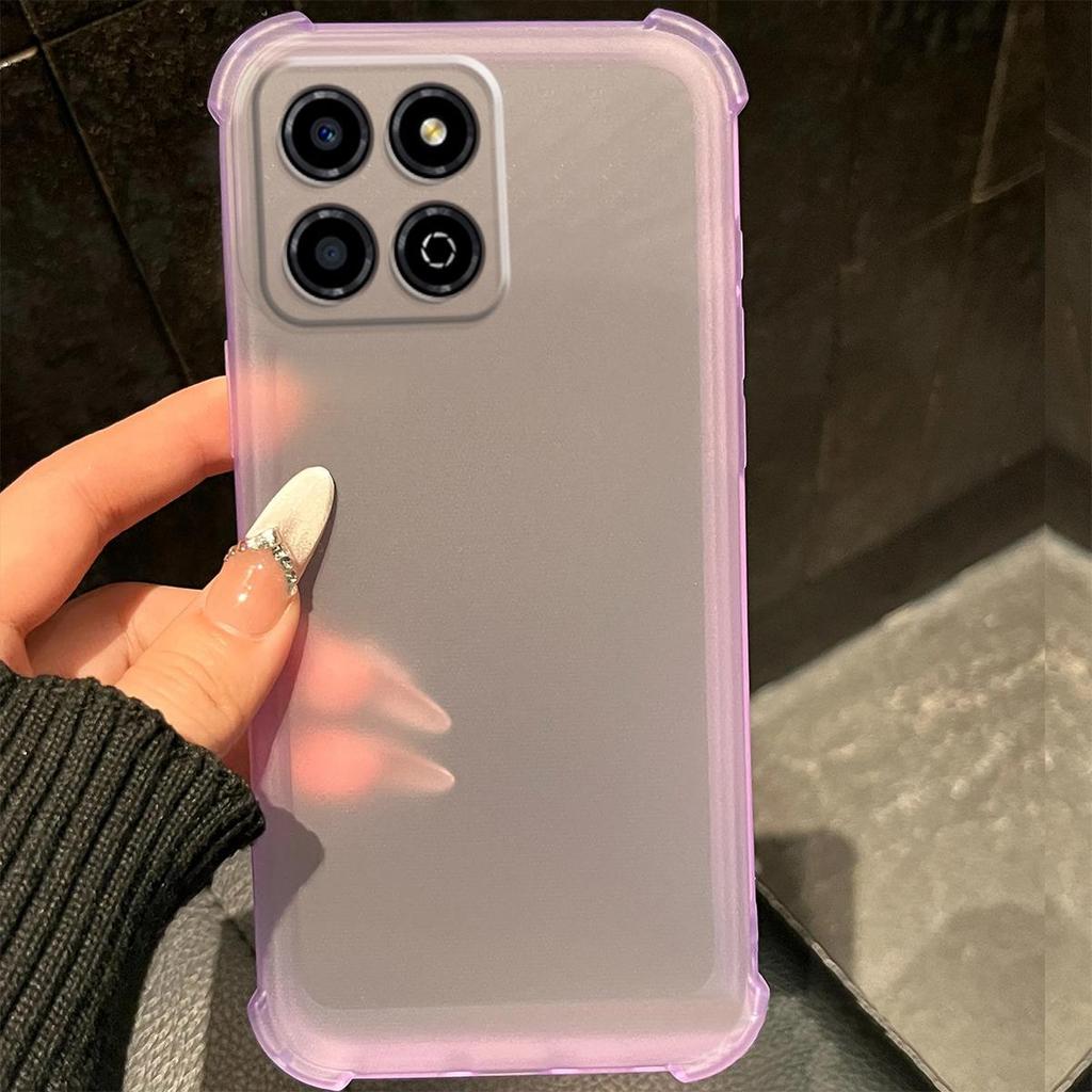 Case for HONOR X7d 5G 4G X7c X6c 400 Smart 200 Shockproof Airbag Bumper Casing Frosted Translucent Cover