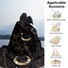 1pc Moon Printing Lightweight Flannel Blanket, Comfortable and Warm Blanket, for Camping Sofa Bed and Couch Office, in All Seasons