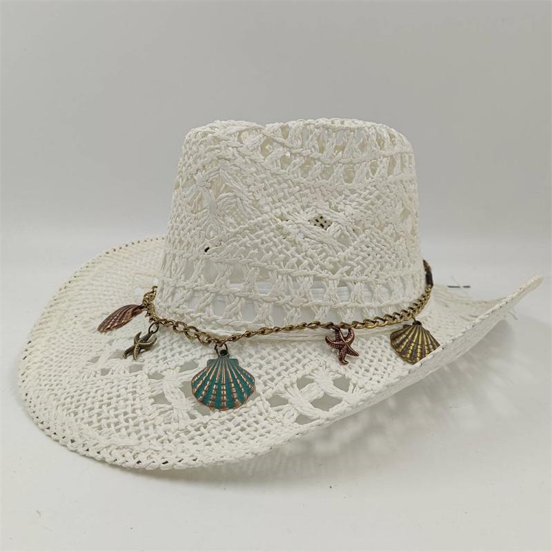 

Women s Summer Cowboy Hat 2023 Sun Shade Hat Watermelon Red Summer Hollow Sun Shade Hat Cowboy Straw Hat Men s and Women s Beach 56-58cm