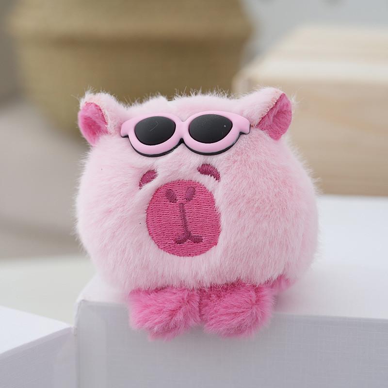 Adorable Capybara Plush Keychain Super Soft Stuffed Animal Bag Charm Toy