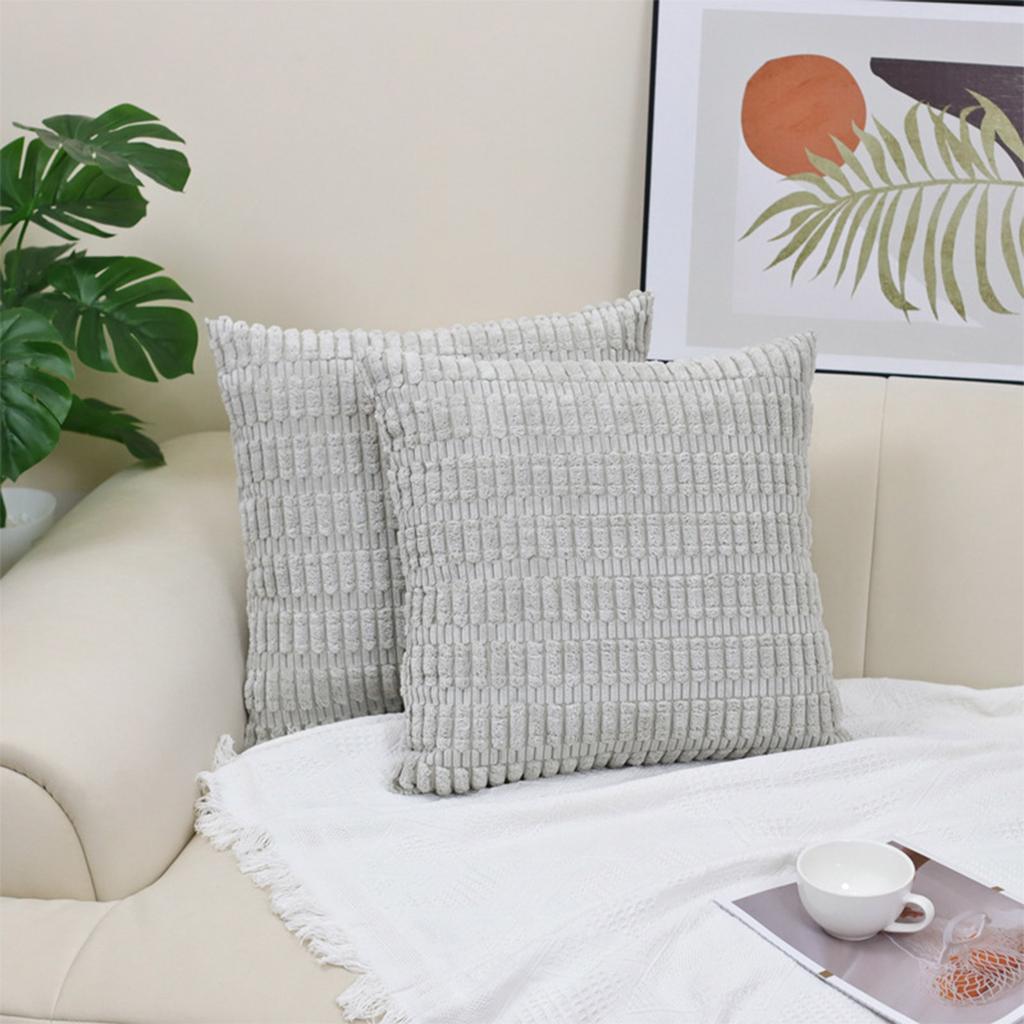 Farbiges böhmisches Kordkissenbezug mit Ohren