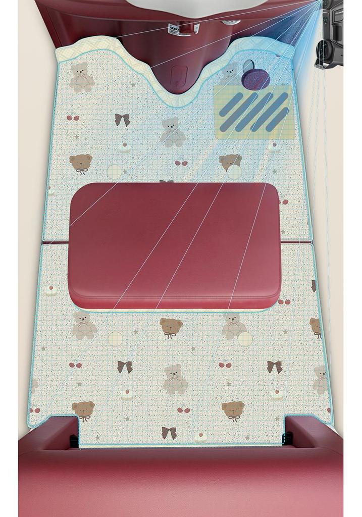Jinfeng SU7 Classic Electric Tricycle Floor Mat Pedal Pad Decorative Accessory