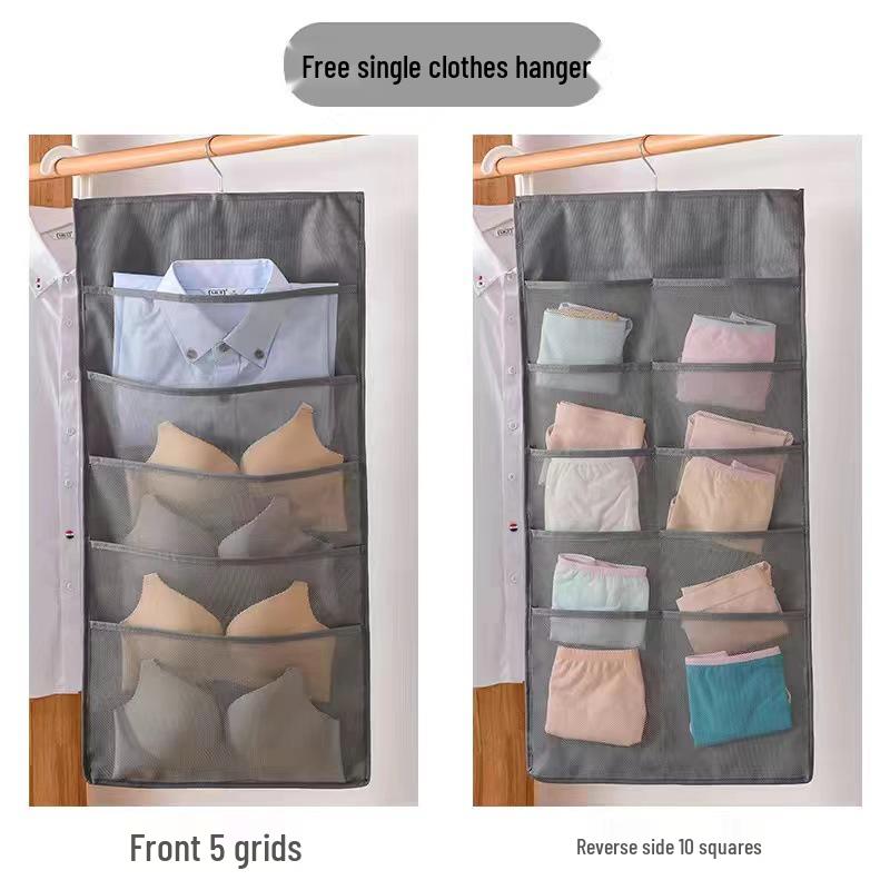 Double-Sided Hanging Bra & Underwear Organizer
