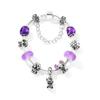 Lilo & Stitch Cartoon Zinc Alloy Bracelet, -style DIY Beaded Cross-border Jewelry, New Viral Adjustable Couple Bracelet