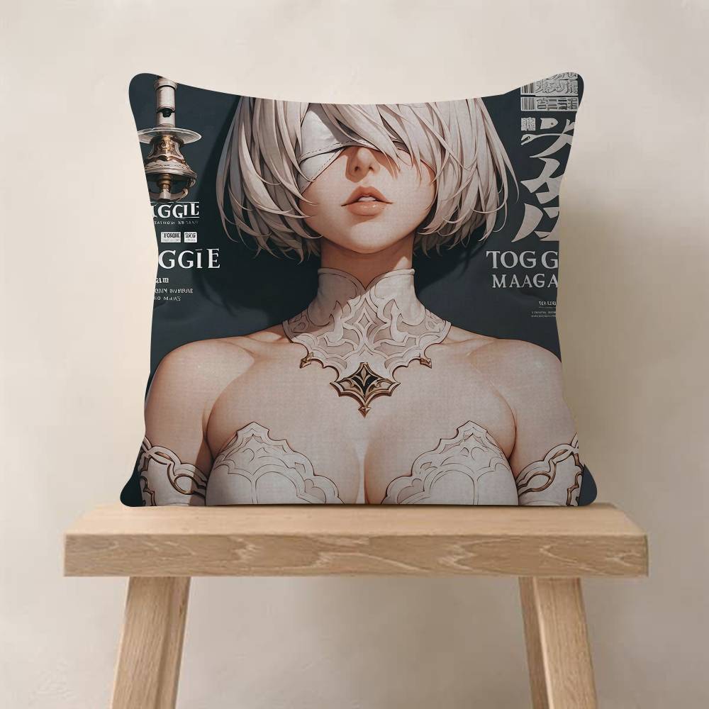 

Аниме NieR Automata Игровой Персонализированный Наволочка Детская Спальня Дизайн Дикой Вечеринки Наволочка Детский День Рождения Подарок на Душ 30x30 cm