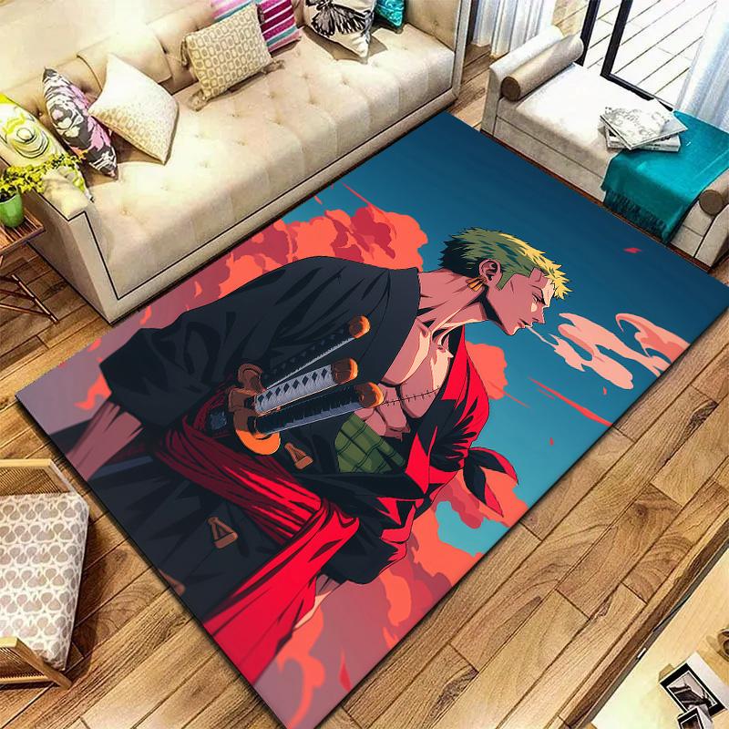 Roronoa Zoro Carpet Rug For Living Room Bedroom Home Sofa Decoration,kids Play Nonslip Floor Mat