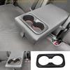For Hyundai Santa Cruz 2022-2025 Carbon Fiber Rear Armrest Water Cup Panel Trim