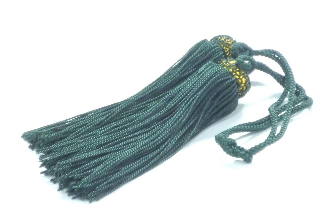Hyakukaen Kutani Tassel Olive [Wind Chime]