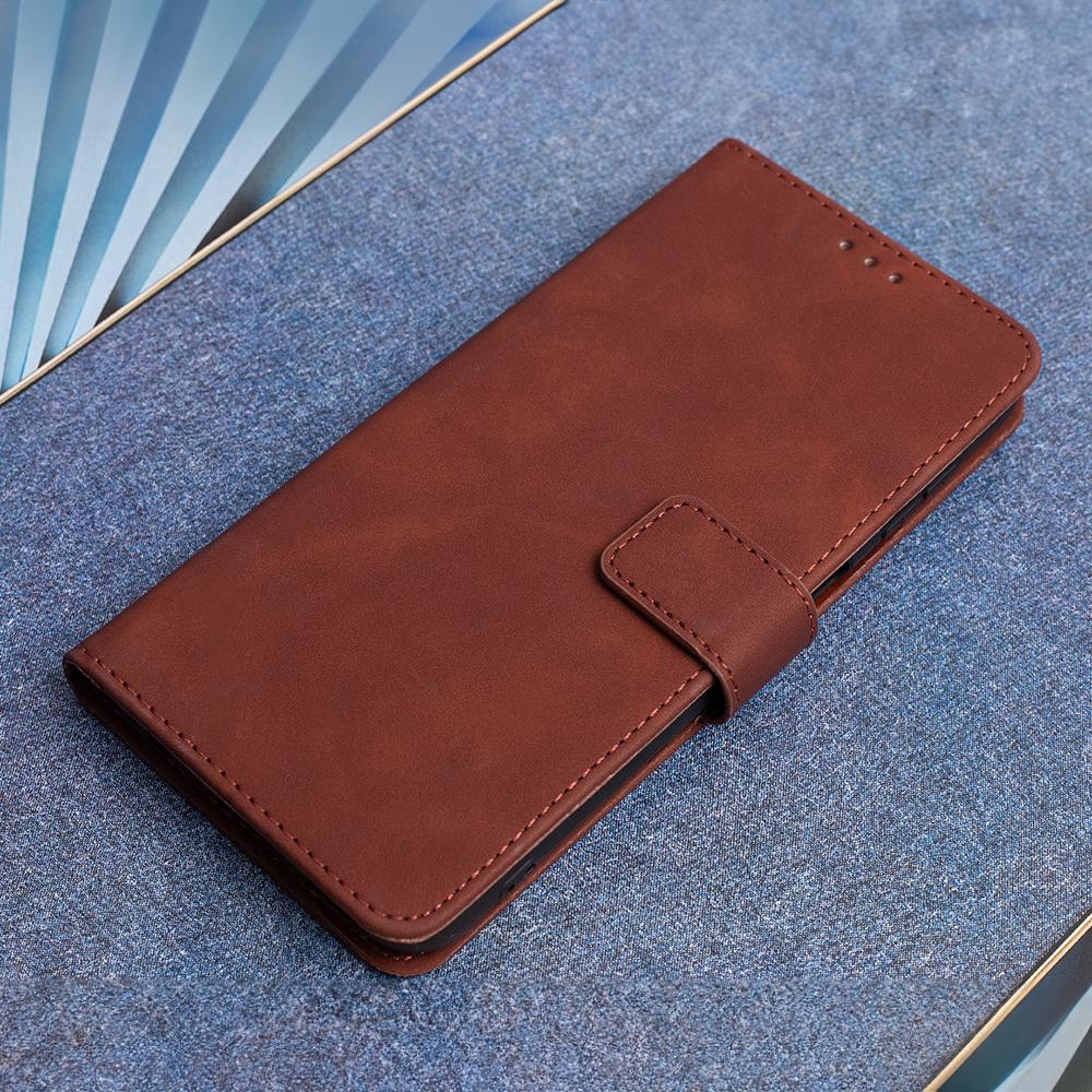 Etui Smart Velvet Do Samsung Galaxy S26 Plus Brązowe