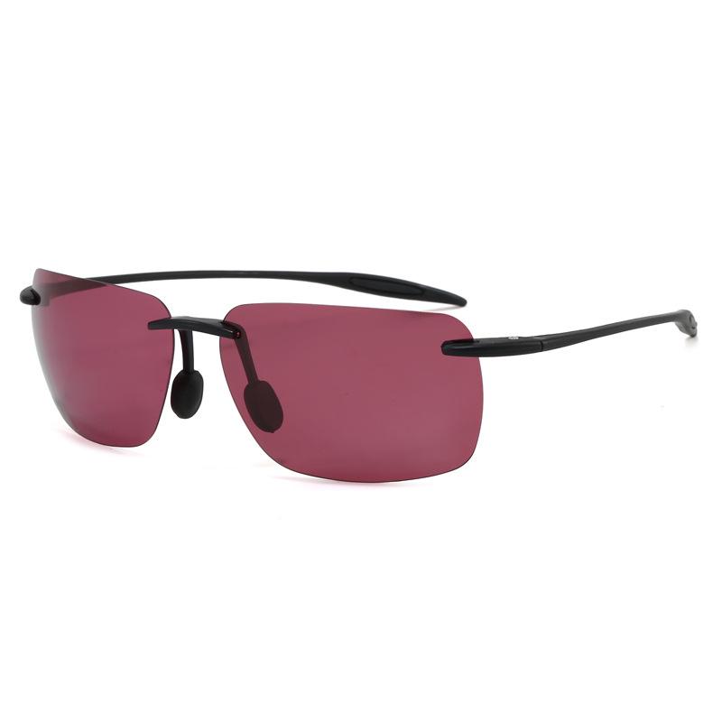 TR Frameless Polarized Sunglasses for Men & Women: Stylish UV Protection