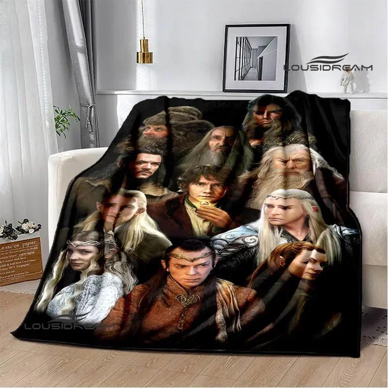 L-Lord of the Rings printed blanket Warm Flannel Blankets Soft and Comfortable Home Travel Blanket bed linings Birthday Gift