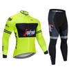 Winter Thermal Cycling Jersey Mountain Biking Breathable Fleece-Lined Wind-Resistant Performance Apparel