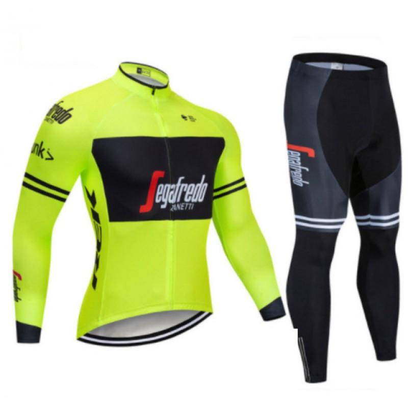 Winter Thermal Cycling Jersey Mountain Biking Breathable Fleece-Lined Wind-Resistant Performance Apparel